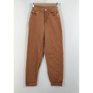 H&M Women's Brown High Waist Jeans Size 0‎